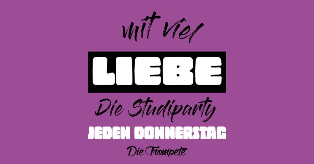 Plakat Mit Viel Liebe Party