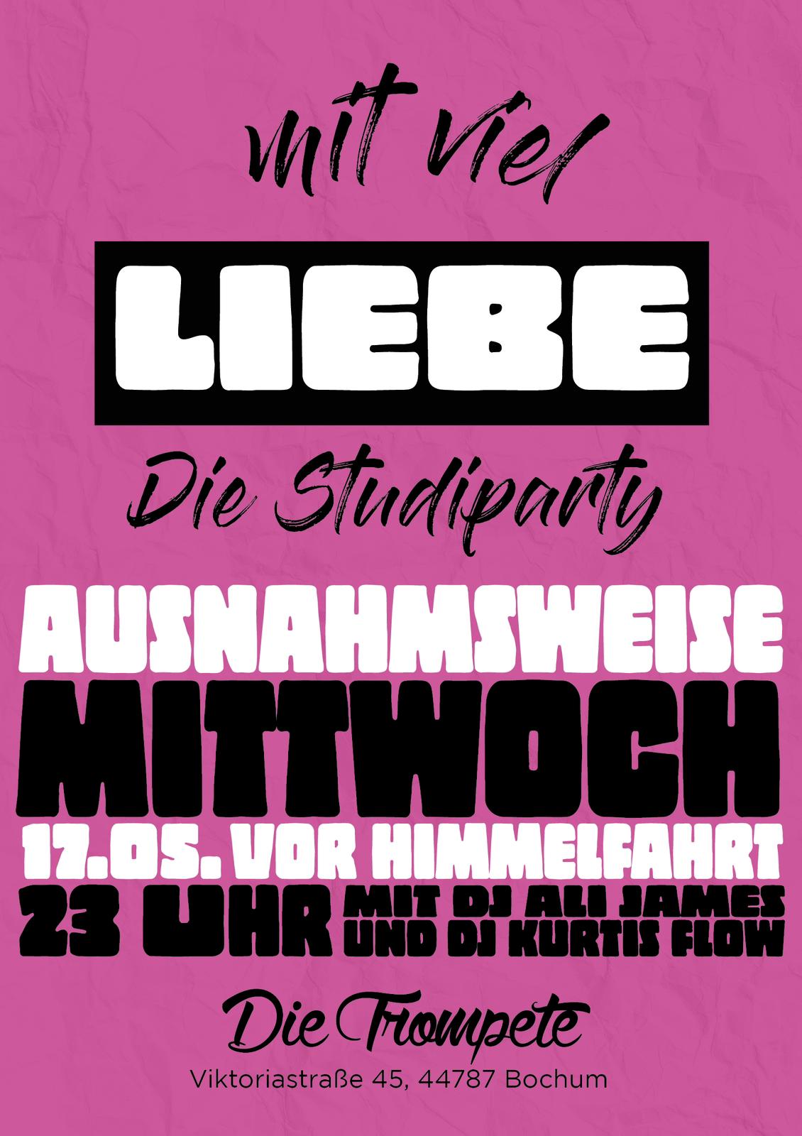 Plakat Mit Viel Liebe Party Sommerpause