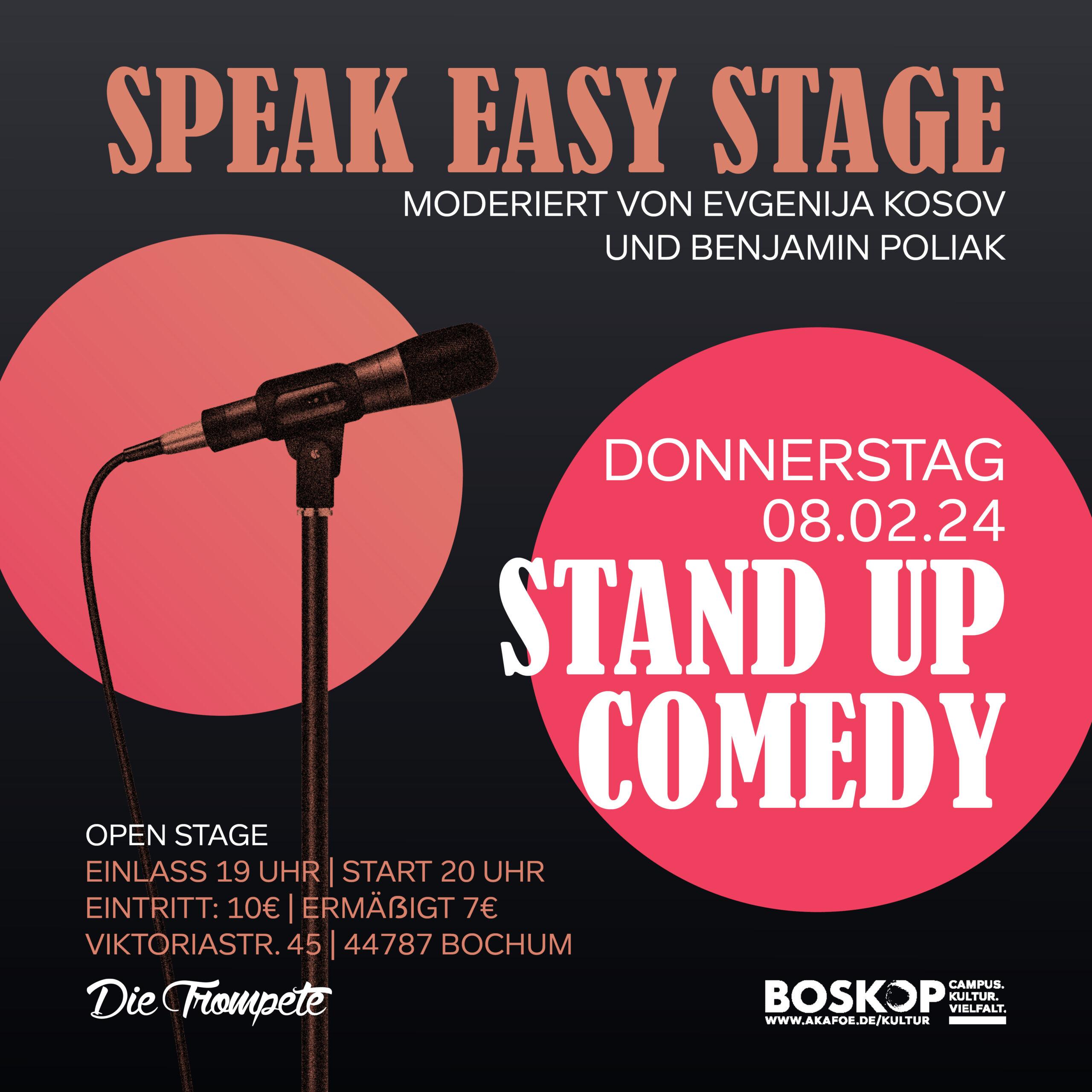 StandUp Comedy - 8. Open Stage in der Trompete