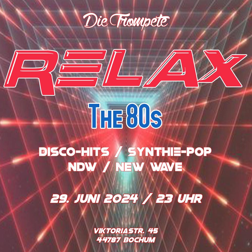 Relax Party Plakat Juni 2024