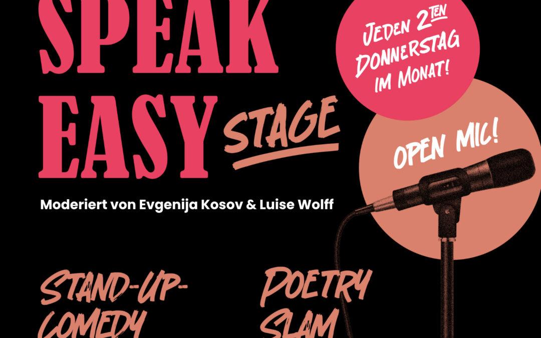 Speak Easy Stage – Poetry Slam