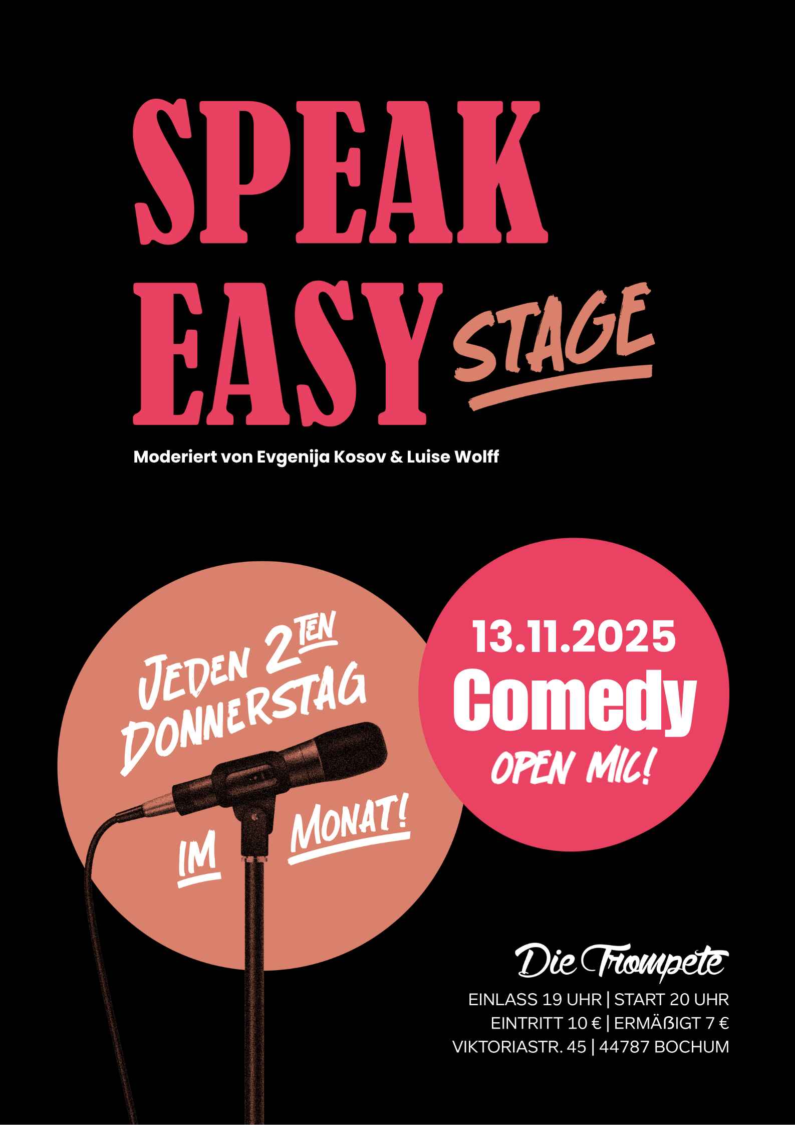 Speak Easy Stage – Poetry Slam